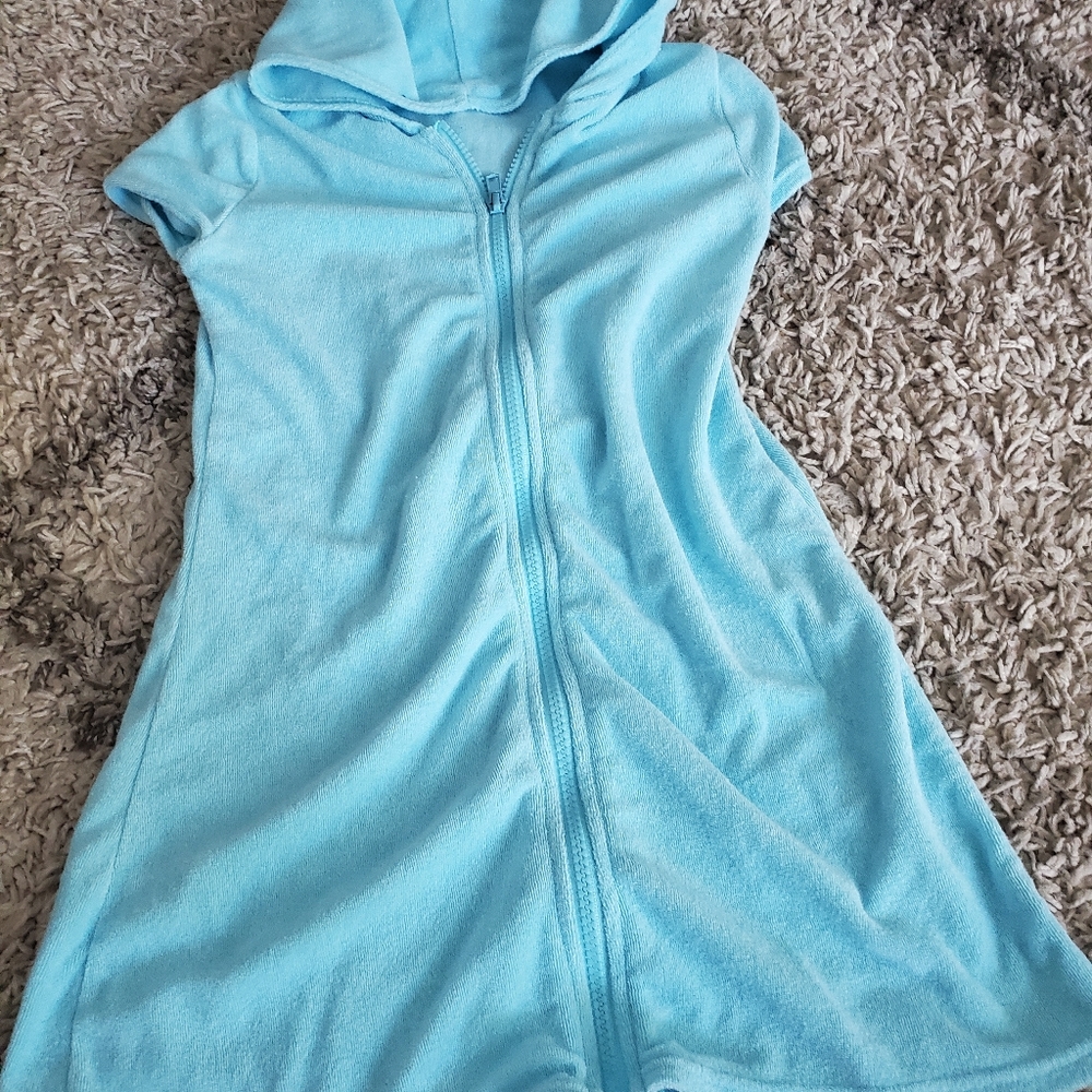 Hooded towel dress